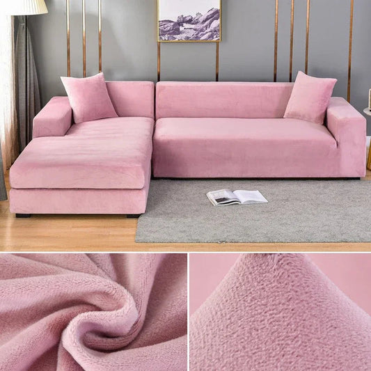 Sofa Cover Stretch Velvet | Luxurious Protection for Dogs | Perfect Fit for Living Room 0