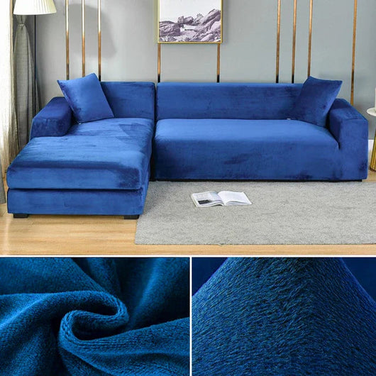 Sofa Cover | Elastic Velvet, Stain-Resistant, Universal Fit | Living Room Protection and Style 10