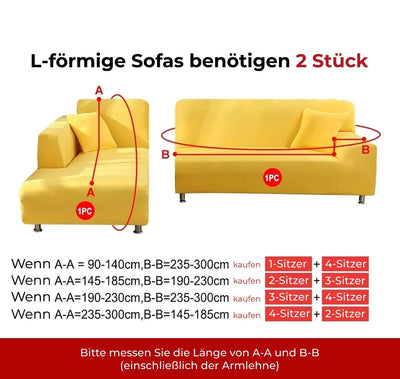 Sofa Cover | Elastic Velvet, Stain-Resistant, Universal Fit | Living Room Protection and Style 2