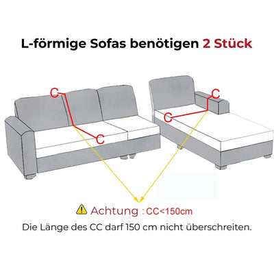 Sofa Cover | Elastic Velvet, Stain-Resistant, Universal Fit | Living Room Protection and Style 4