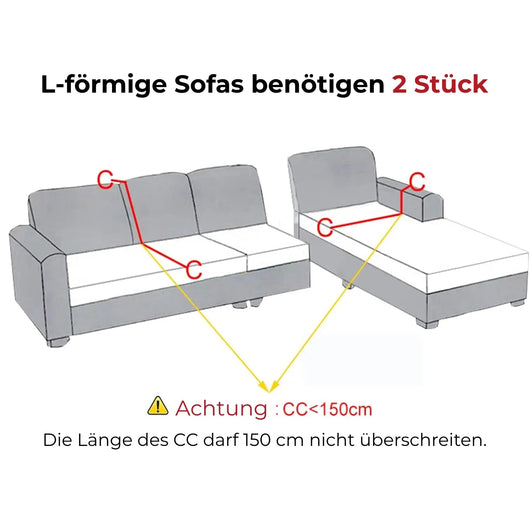 Sofa Cover | Elastic Velvet, Stain-Resistant, Universal Fit | Living Room Protection and Style 4
