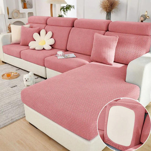 Sofa Cover | Premium Stretch Fabric | Pet-Friendly & Machine Washable | Living Room Protection 10