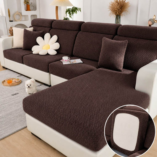 Sofa Cover | Premium Stretch Fabric | Pet-Friendly & Machine Washable | Living Room Protection 12000