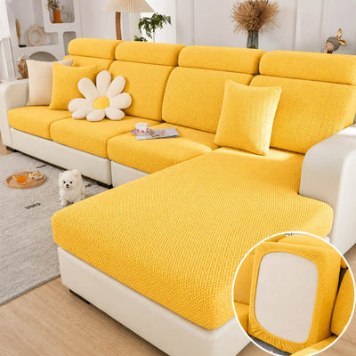 Sofa Cover | Premium Stretch Fabric | Pet-Friendly & Machine Washable | Living Room Protection 1200