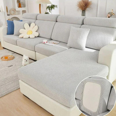 Sofa Cover | Premium Stretch Fabric | Pet-Friendly & Machine Washable | Living Room Protection 1