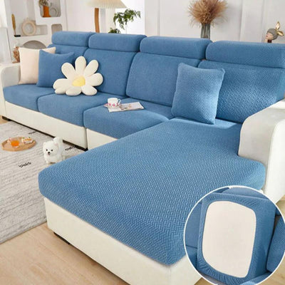Sofa Cover | Premium Stretch Fabric | Pet-Friendly & Machine Washable | Living Room Protection 4
