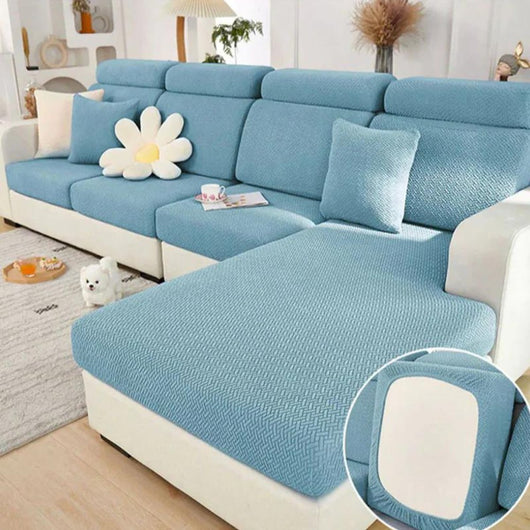 Sofa Cover | Premium Stretch Fabric | Pet-Friendly & Machine Washable | Living Room Protection 5