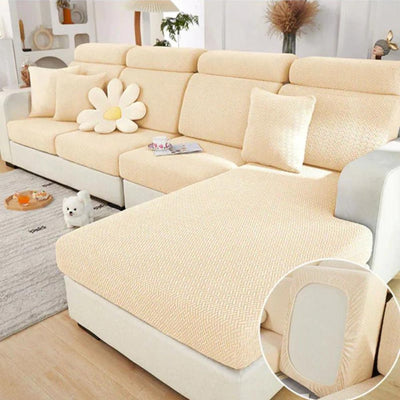 Sofa Cover | Premium Stretch Fabric | Pet-Friendly & Machine Washable | Living Room Protection 7