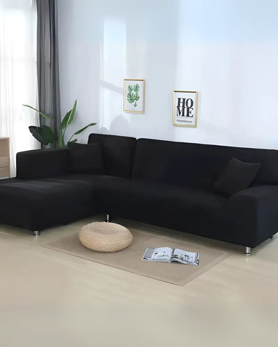 Sofa Cover | Soft Stretch Fabric | Tailored Fit for Sectional Couches | Easy Installation in Living Room 0