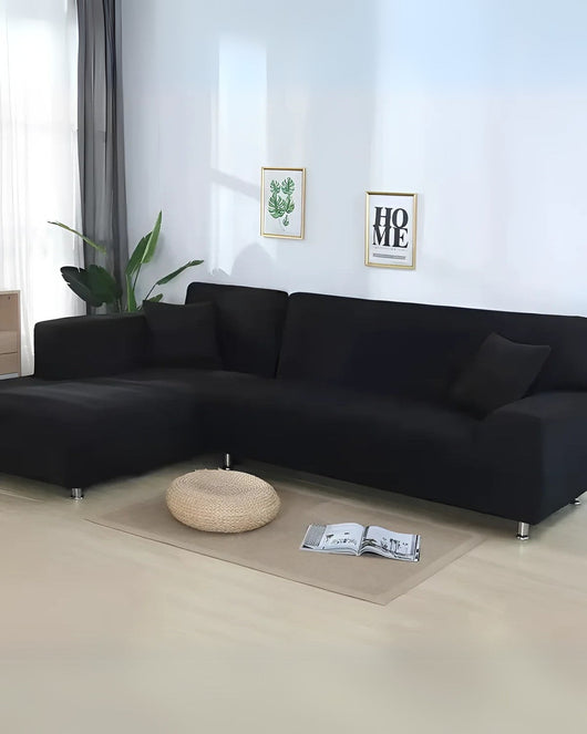 Sofa Cover | Soft Stretch Fabric | Tailored Fit for Sectional Couches | Easy Installation in Living Room 0