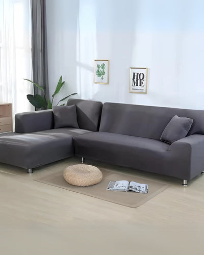 Sofa Cover | Soft Stretch Fabric | Tailored Fit for Sectional Couches | Easy Installation in Living Room 1