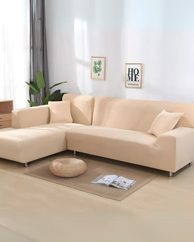 Sofa Cover | Soft Stretch Fabric | Tailored Fit for Sectional Couches | Easy Installation in Living Room 2
