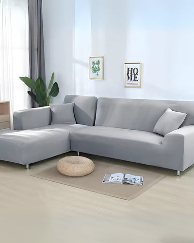 Sofa Cover | Soft Stretch Fabric | Tailored Fit for Sectional Couches | Easy Installation in Living Room 5