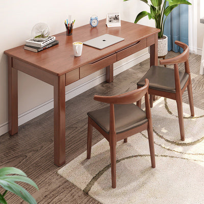 Solid Wood Office Desk with Drawers | Minimalist Design for Home Office 12