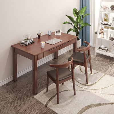 Solid Wood Office Desk with Drawers | Minimalist Design for Home Office 13