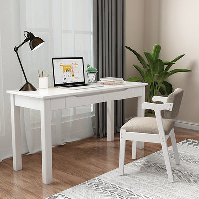 Solid Wood Office Desk with Drawers | Minimalist Design for Home Office 3