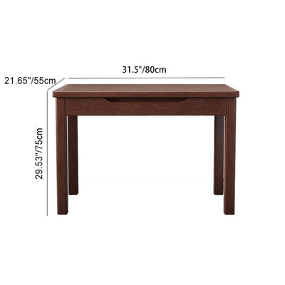 Solid Wood Office Desk with Drawers | Minimalist Design for Home Office 4