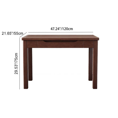 Solid Wood Office Desk with Drawers | Minimalist Design for Home Office 6