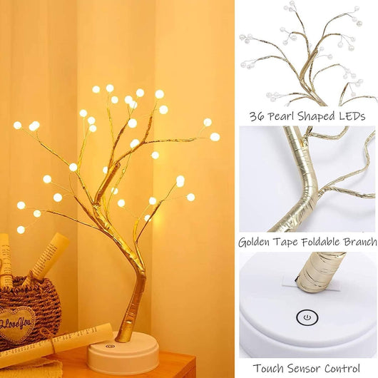 SpiritTree | Elegant LED Night Light Bonsai for Serene Ambiance 7
