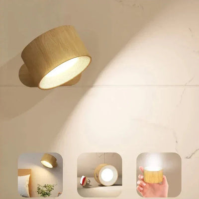 Spotlight | Elegant Wireless Wall Lamp with 360° Rotation and Dimming Options 7
