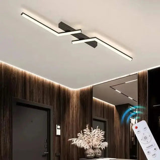 Stekglow | Modern Elegant Ceiling Light with Integrated LED Illumination