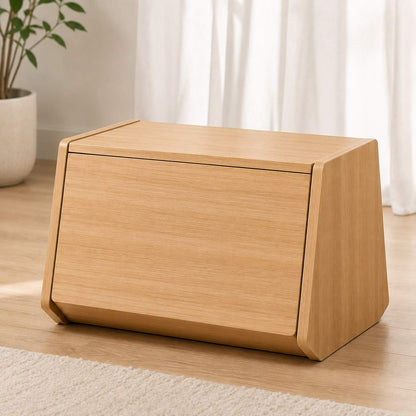 Storage Cabinet | Solid Wood Multi-Layer Organizer with Doors for Bedroom and Living Room 100