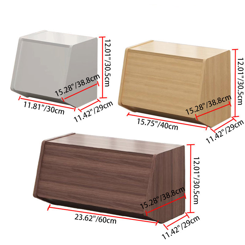 Storage Cabinet | Solid Wood Multi-Layer Organizer with Doors for Bedroom and Living Room 4