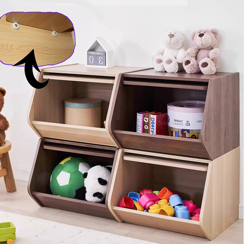 Storage Cabinet | Solid Wood Multi-Layer Organizer with Doors for Bedroom and Living Room 6