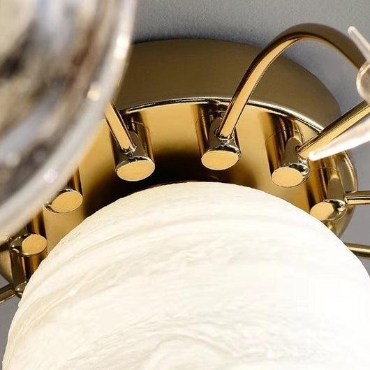 TerraGlow | Colorful Playful 13-Light Semi-Flush Mount Ceiling Light 4