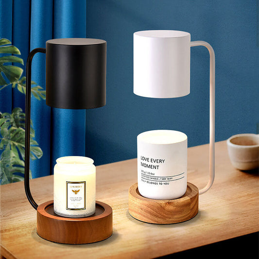 TerraGlow | Elegant Modern Wood Table Lamp for Bedroom and Living Room 0