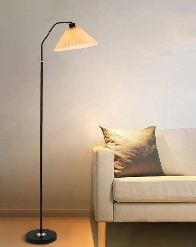 TerraLuxe | Elegant Modern Black Floor Lamp for Living Room 4