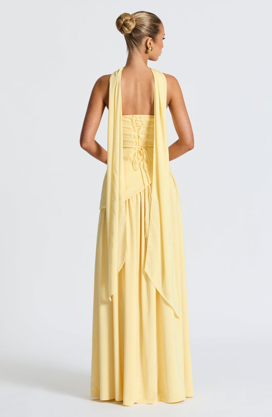 Tina | Maxi Dress Strapless White Lightweight Fabric Women Adult Summer 7