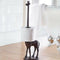 Toilet Paper Holder Stand | Cast Iron Giraffe Design | Rustic Patina Finish | Bathroom or Kitchen Decor