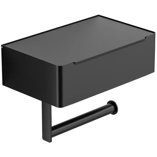 Toilet Paper Holder Stand | Elegant Metal Design with Easy Installation | Modern Bathroom Accessory 3