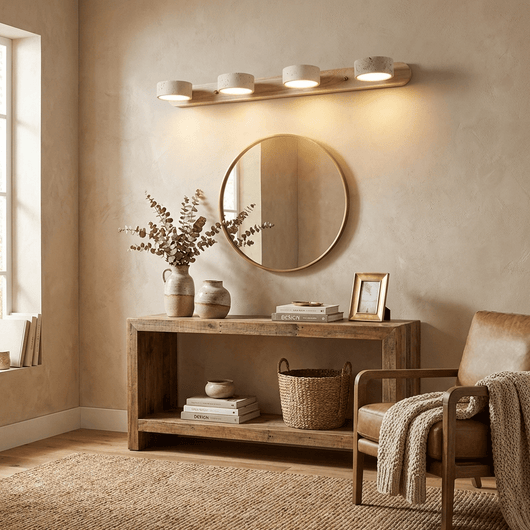 Travertine Elegance | Modern Stylish Wall Light Sconce for Ambient Illumination 4