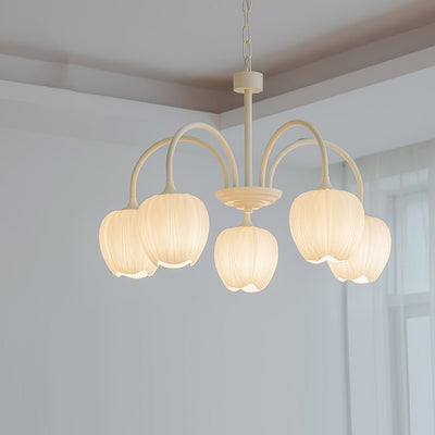 TulipAura | Elegant Modern Chandelier for Dining Room with Adjustable Chain 10