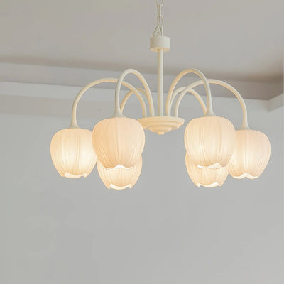 TulipAura | Elegant Modern Chandelier for Dining Room with Adjustable Chain 13