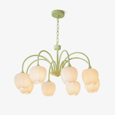 TulipAura | Elegant Modern Chandelier for Dining Room with Adjustable Chain 1