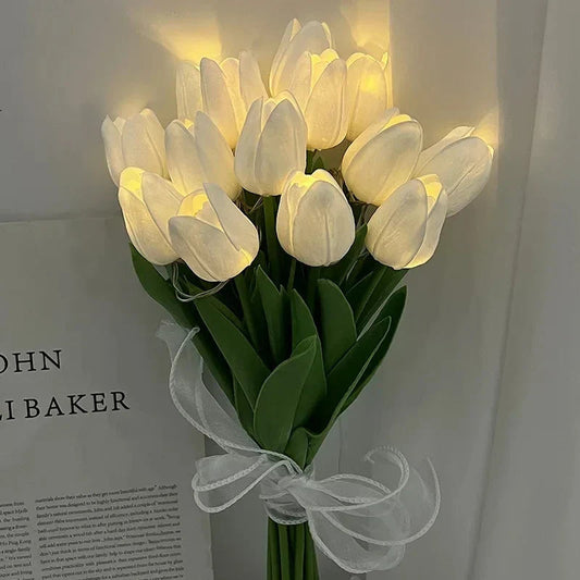 TulipGlow | Elegant Portable LED Night Light for Home Décor 0