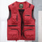 Unisex Outdoor Vest Multi Pocket Loose Fit Nylon for Hiking Summer Adventure