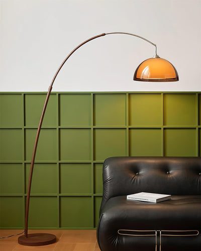 Ventoro Arc | Elegant Modern Floor Lamp with Warm Dome Shade + Metal 5