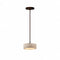 Vintage Cream Pendant Light Natural Travertine Stone for Kitchen Island Dining Room