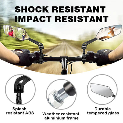 Voltix | Bicycle Mirror with 360° Rotation and Anti-Shock Arm for Enhanced Safety on Cycling Adventures 1