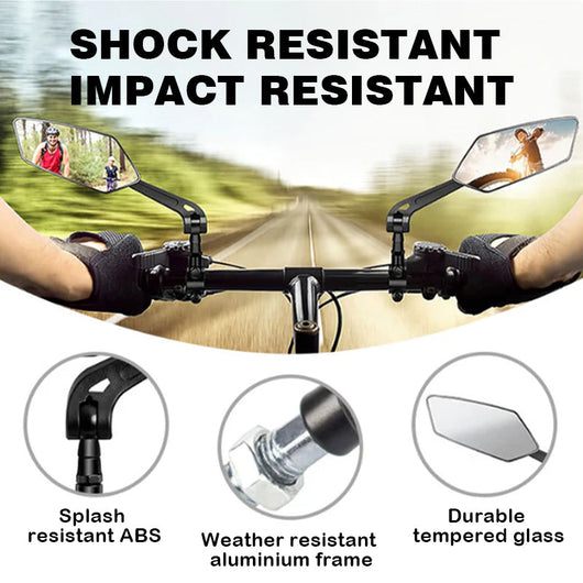 Voltix | Bicycle Mirror with 360° Rotation and Anti-Shock Arm for Enhanced Safety on Cycling Adventures 1