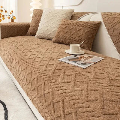 Waterproof Sofa Cover | Non-Slip Premium Polyester | Elegant Living Room Protection 1