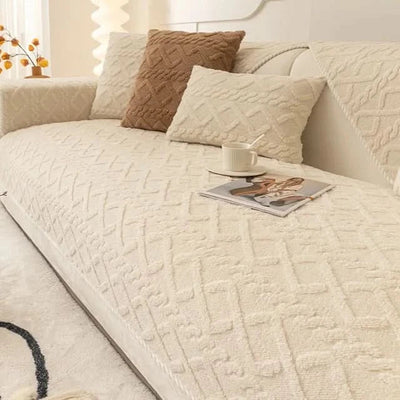 Waterproof Sofa Cover | Non-Slip Premium Polyester | Elegant Living Room Protection 5