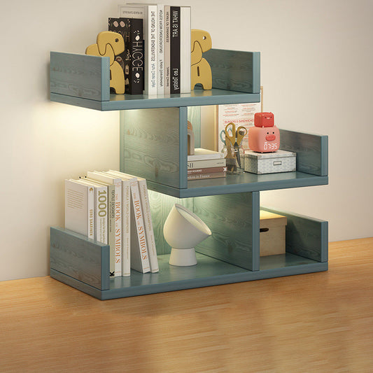 White Bookshelf MDF 3-Tier Minimalist Design with Compact Storage | Home Office Furniture 0