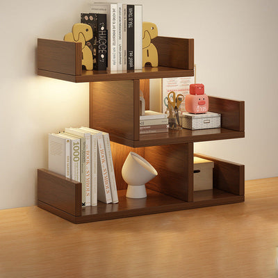 White Bookshelf MDF 3-Tier Minimalist Design with Compact Storage | Home Office Furniture 1