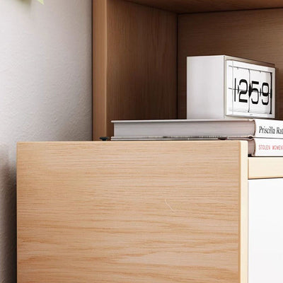 White Bookshelf MDF 3-Tier Minimalist Design with Compact Storage | Home Office Furniture 5