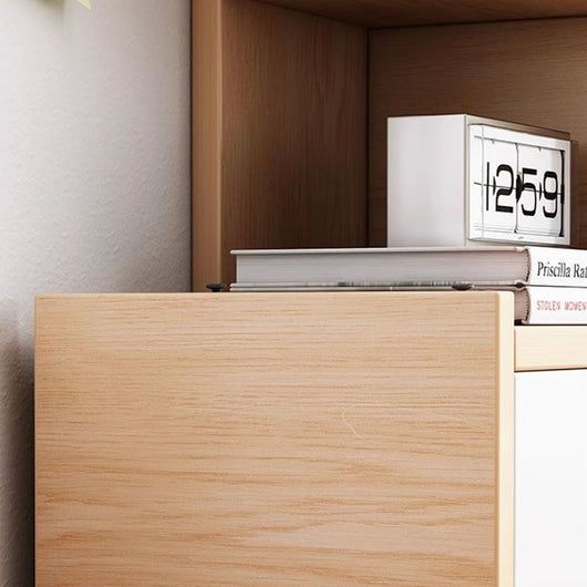 White Bookshelf MDF 3-Tier Minimalist Design with Compact Storage | Home Office Furniture 5